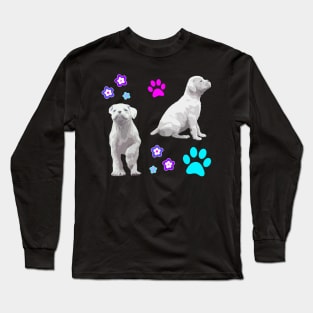 Cute White Boxer Puppy Gifts Long Sleeve T-Shirt